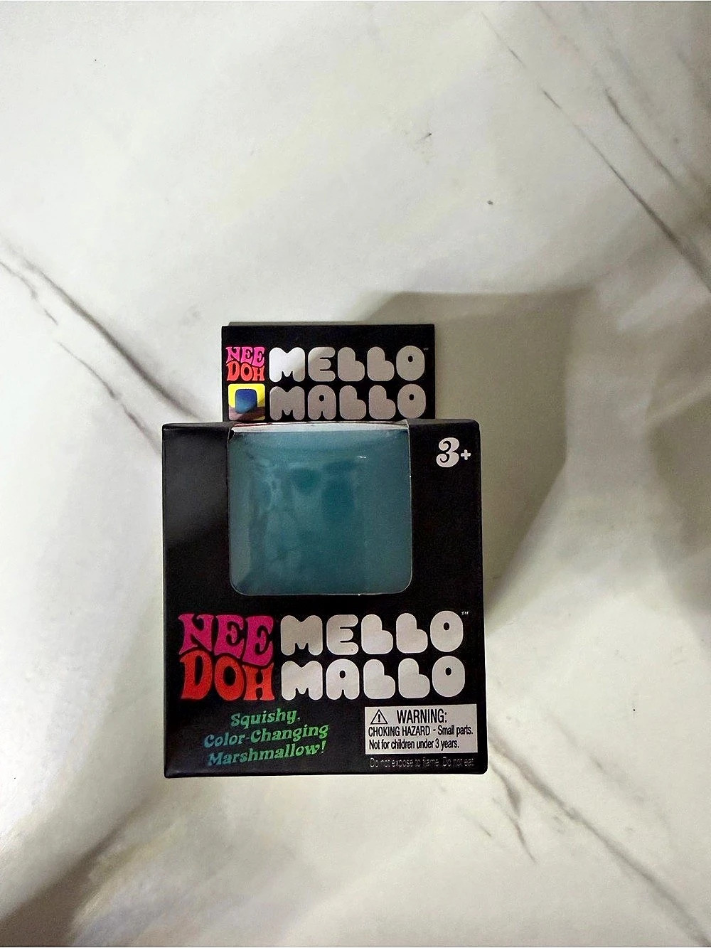 NeeDoh Blue Mello Mallo Squishy Color-Changing Marshmallow
